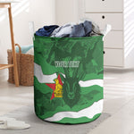 Custom Zimbabwe Rugby 2026 Laundry Basket Go Sables Sporty Grunge Style