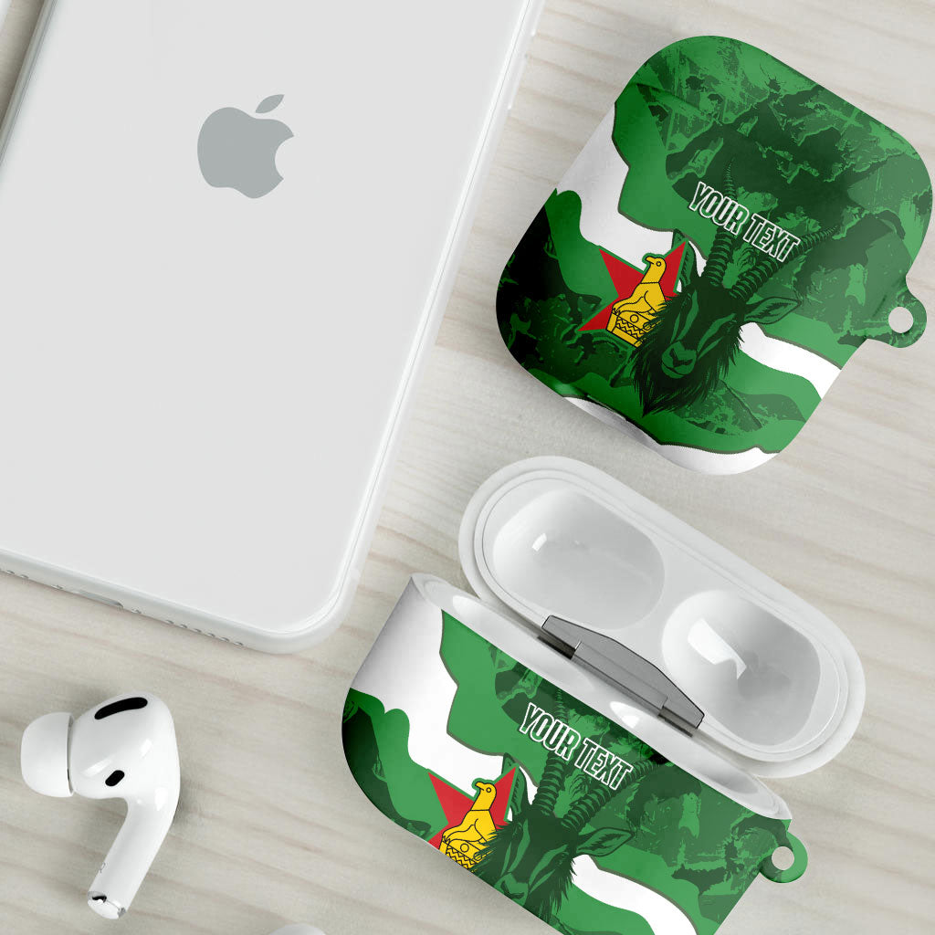 Custom Zimbabwe Rugby 2026 AirPods Case Go Sables Sporty Grunge Style