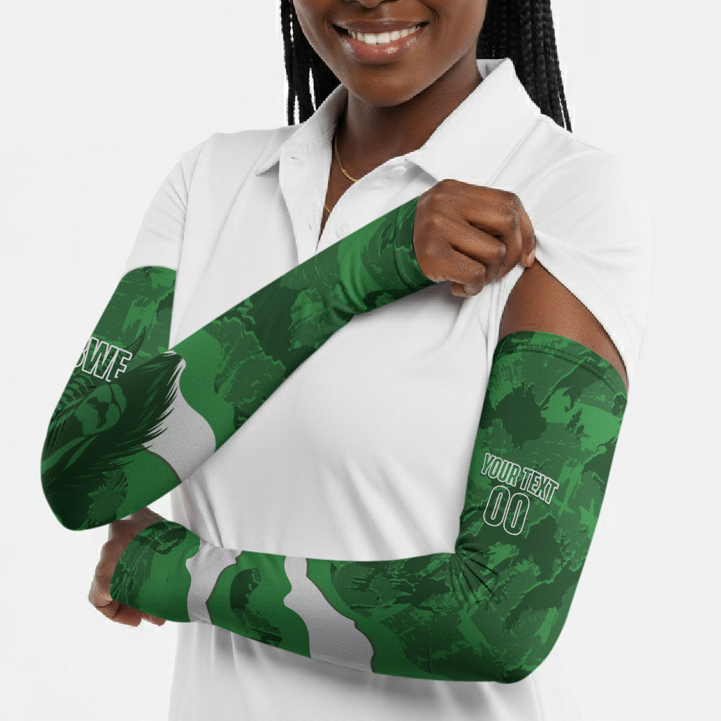 Custom Zimbabwe Rugby 2026 Arm Sleeves Go Sables Sporty Grunge Style