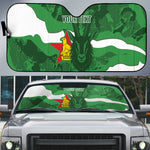 Custom Zimbabwe Rugby 2026 Auto Sun Shade Go Sables Sporty Grunge Style