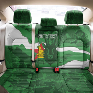 Custom Zimbabwe Rugby 2026 Back Car Seat Cover Go Sables Sporty Grunge Style
