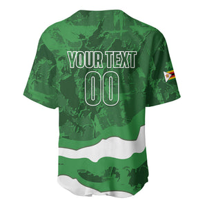 Custom Zimbabwe Rugby 2026 Baseball Jersey Go Sables Sporty Grunge Style