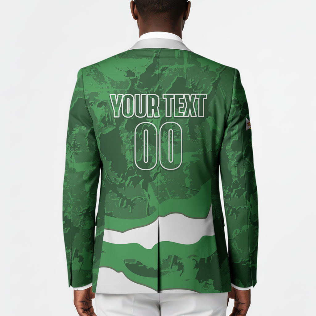Custom Zimbabwe Rugby 2026 Blazer Go Sables Sporty Grunge Style