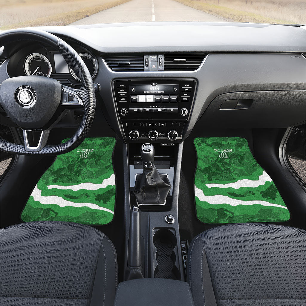 Custom Zimbabwe Rugby 2026 Car Mats Go Sables Sporty Grunge Style