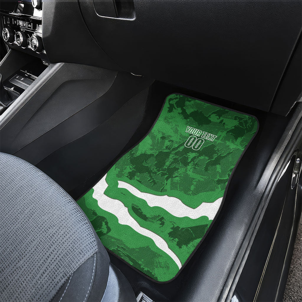 Custom Zimbabwe Rugby 2026 Car Mats Go Sables Sporty Grunge Style