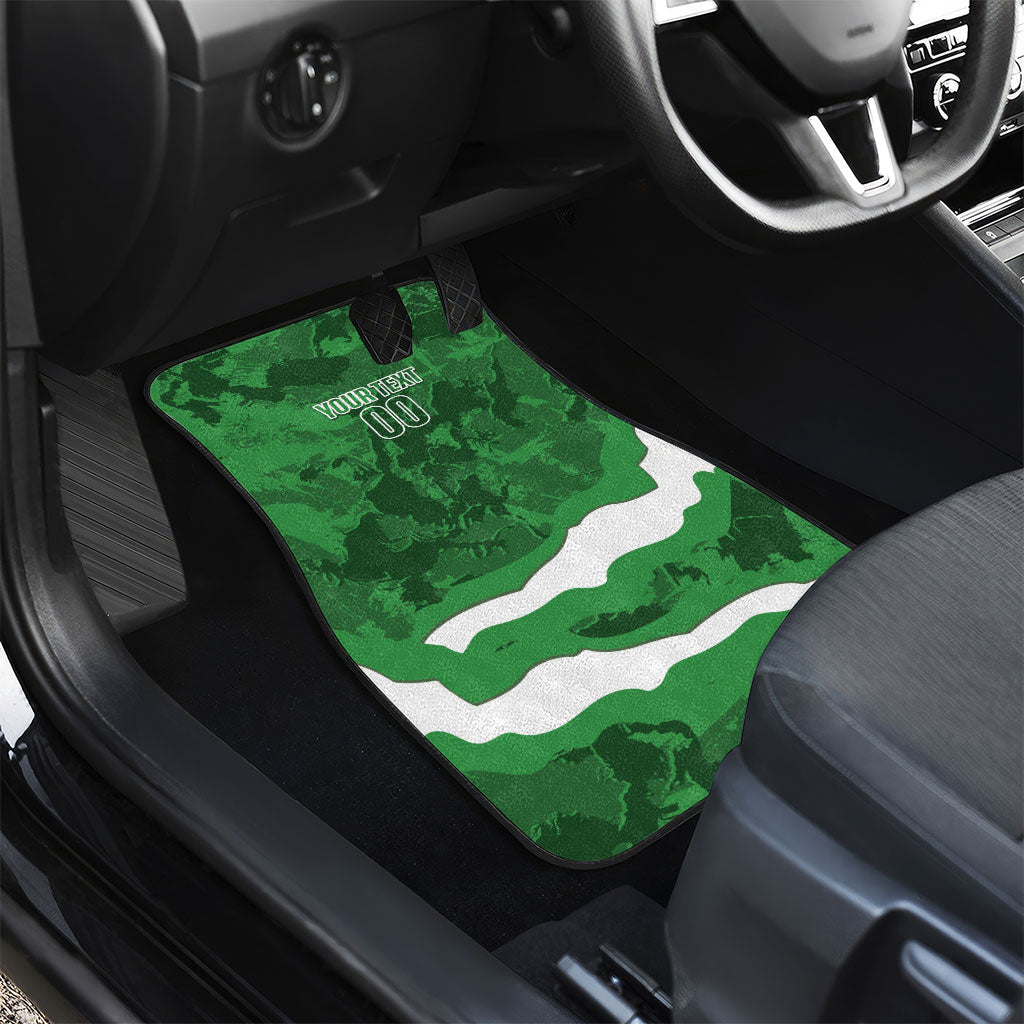 Custom Zimbabwe Rugby 2026 Car Mats Go Sables Sporty Grunge Style