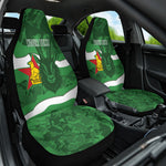 Custom Zimbabwe Rugby 2026 Car Seat Cover Go Sables Sporty Grunge Style