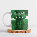 Custom Zimbabwe Rugby 2026 Ceramic Mug Go Sables Sporty Grunge Style