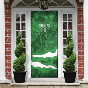 Custom Zimbabwe Rugby 2026 Door Cover Go Sables Sporty Grunge Style