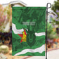 Custom Zimbabwe Rugby 2026 Garden Flag Go Sables Sporty Grunge Style