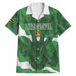 Custom Zimbabwe Rugby 2026 Hawaiian Shirt Go Sables Sporty Grunge Style