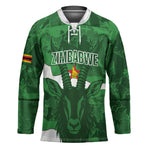Custom Zimbabwe Rugby 2026 Hockey Jersey Go Sables Sporty Grunge Style