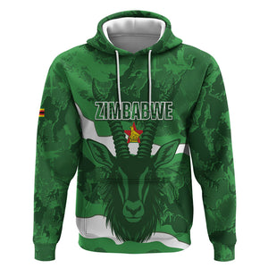 Custom Zimbabwe Rugby 2026 Hoodie Go Sables Sporty Grunge Style
