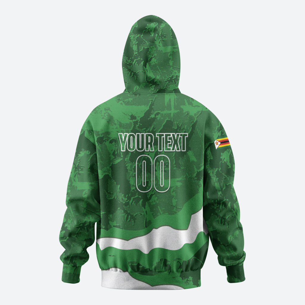 Custom Zimbabwe Rugby 2026 Hoodie Go Sables Sporty Grunge Style