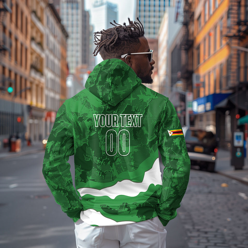 Custom Zimbabwe Rugby 2026 Hoodie Go Sables Sporty Grunge Style