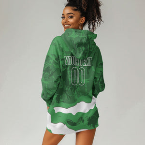Custom Zimbabwe Rugby 2026 Hoodie Dress Go Sables Sporty Grunge Style