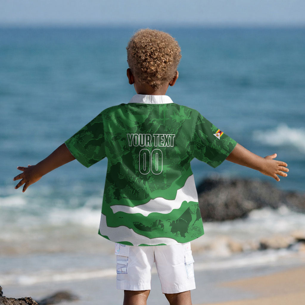 Custom Zimbabwe Rugby 2026 Kid Hawaiian Shirt Go Sables Sporty Grunge Style