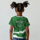 Custom Zimbabwe Rugby 2026 Kid T shirt Go Sables Sporty Grunge Style