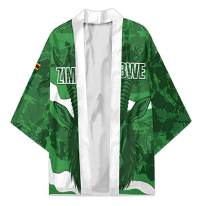 Custom Zimbabwe Rugby 2026 Kimono Go Sables Sporty Grunge Style