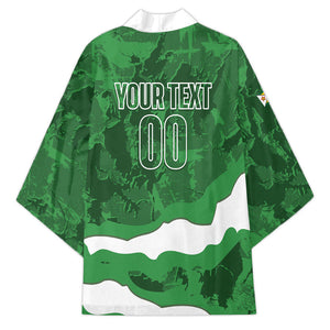 Custom Zimbabwe Rugby 2026 Kimono Go Sables Sporty Grunge Style