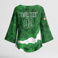 Custom Zimbabwe Rugby 2026 Kimono Sleeve Blouse Go Sables Sporty Grunge Style