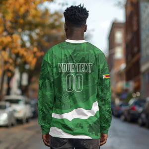 Custom Zimbabwe Rugby 2026 Long Sleeve Shirt Go Sables Sporty Grunge Style