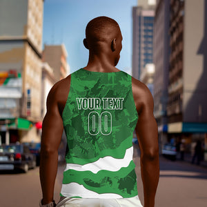 Custom Zimbabwe Rugby 2026 Men Tank Top Go Sables Sporty Grunge Style