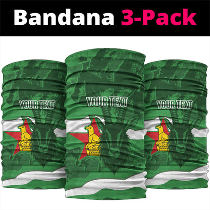 Custom Zimbabwe Rugby 2026 Neck Gaiter Go Sables Sporty Grunge Style