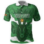 Custom Zimbabwe Rugby 2026 Polo Shirt Go Sables Sporty Grunge Style