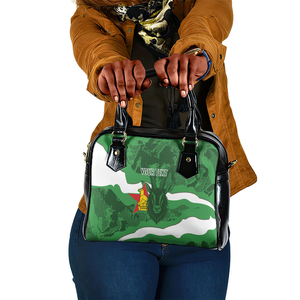 Custom Zimbabwe Rugby 2026 Shoulder Handbag Go Sables Sporty Grunge Style