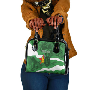 Custom Zimbabwe Rugby 2026 Shoulder Handbag Go Sables Sporty Grunge Style