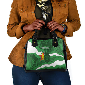 Custom Zimbabwe Rugby 2026 Shoulder Handbag Go Sables Sporty Grunge Style