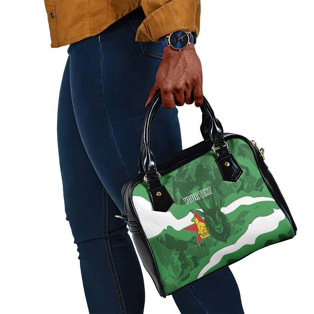 Custom Zimbabwe Rugby 2026 Shoulder Handbag Go Sables Sporty Grunge Style