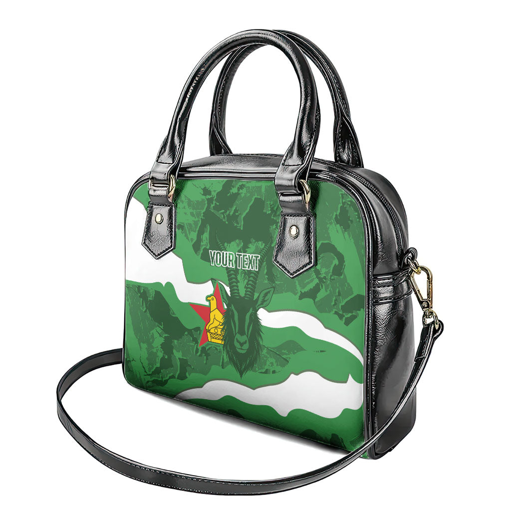 Custom Zimbabwe Rugby 2026 Shoulder Handbag Go Sables Sporty Grunge Style