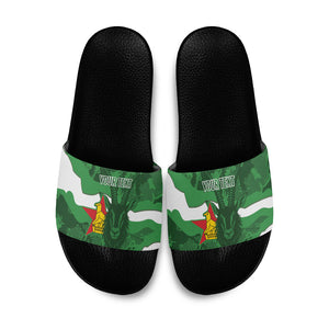 Custom Zimbabwe Rugby 2026 Slide Sandals Go Sables Sporty Grunge Style