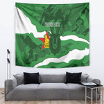 Custom Zimbabwe Rugby 2026 Tapestry Go Sables Sporty Grunge Style