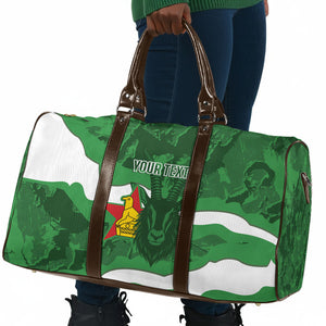 Custom Zimbabwe Rugby 2026 Travel Bag Go Sables Sporty Grunge Style