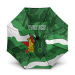 Custom Zimbabwe Rugby 2026 Umbrella Go Sables Sporty Grunge Style