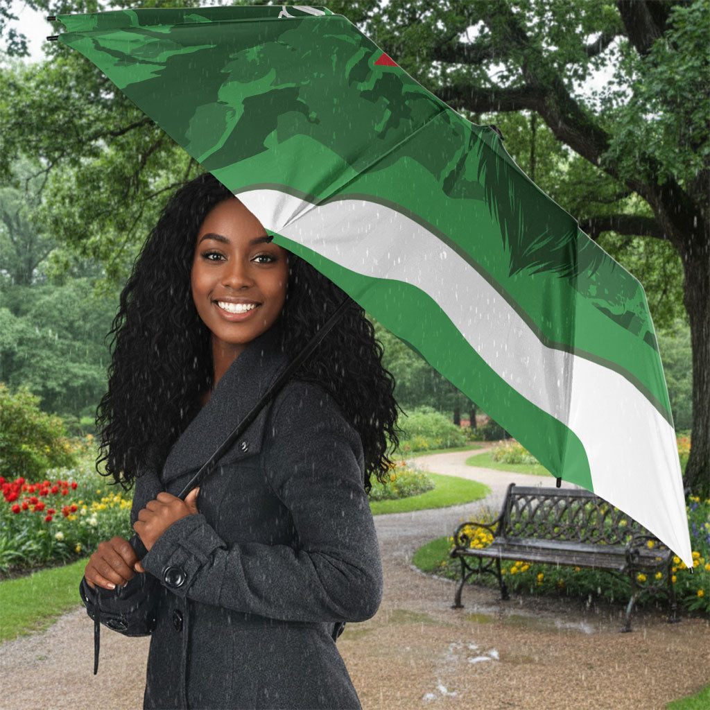 Custom Zimbabwe Rugby 2026 Umbrella Go Sables Sporty Grunge Style