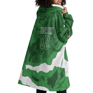 Custom Zimbabwe Rugby 2026 Wearable Blanket Hoodie Go Sables Sporty Grunge Style