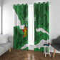 Custom Zimbabwe Rugby 2026 Window Curtain Go Sables Sporty Grunge Style