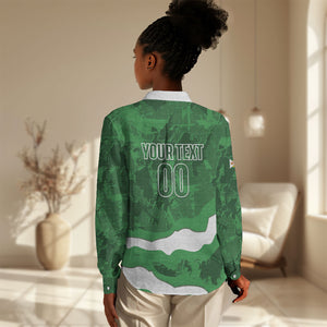 Custom Zimbabwe Rugby 2026 Women Casual Shirt Go Sables Sporty Grunge Style