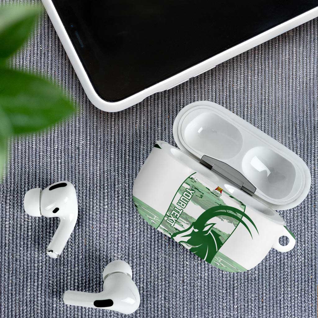 Zimbabwe Rugby Custom AirPods Case Come On Sables White Version