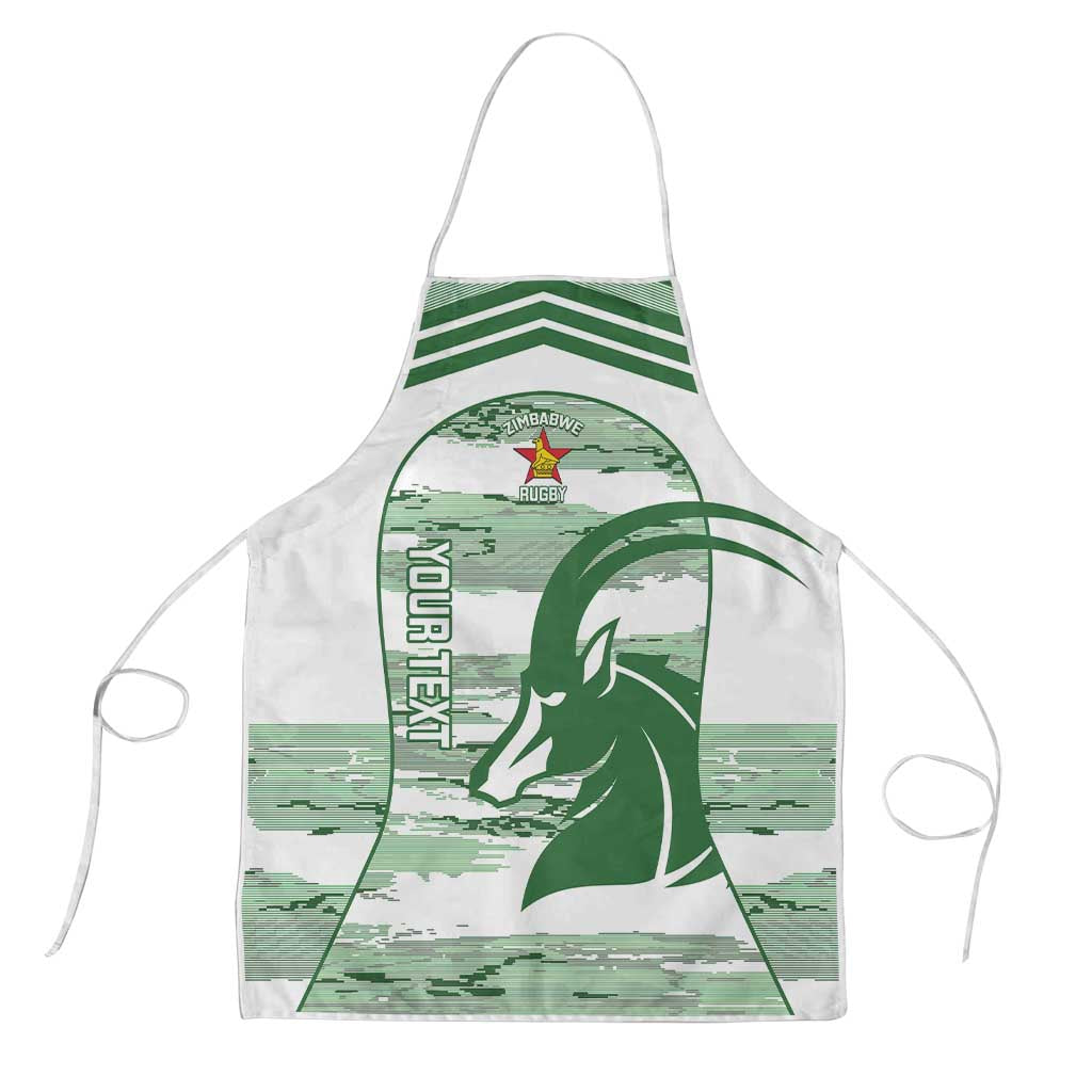 Zimbabwe Rugby Custom Apron Come On Sables White Version
