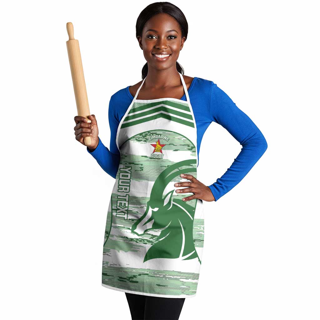 Zimbabwe Rugby Custom Apron Come On Sables White Version