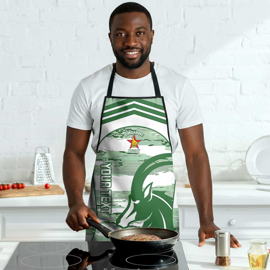 Zimbabwe Rugby Custom Apron Come On Sables White Version