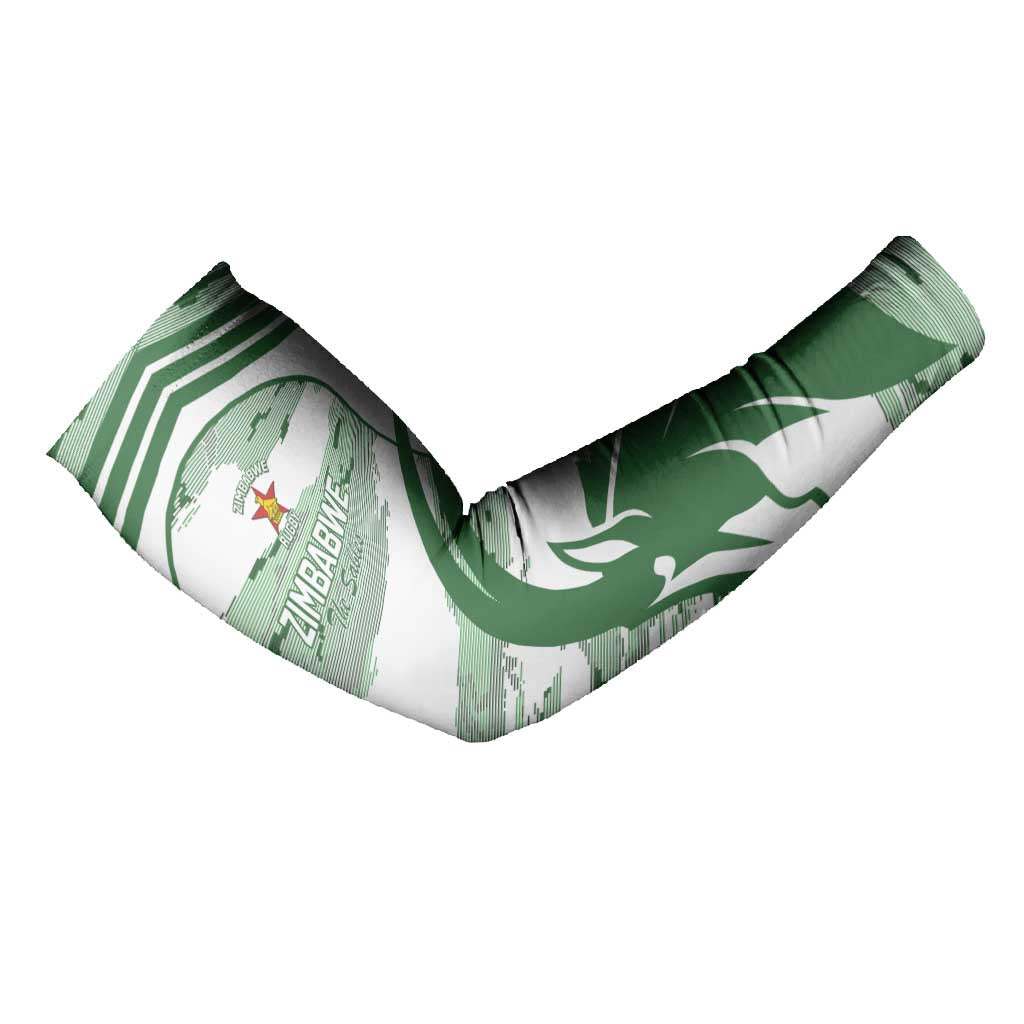 Zimbabwe Rugby Custom Arm Sleeves Come On Sables White Version