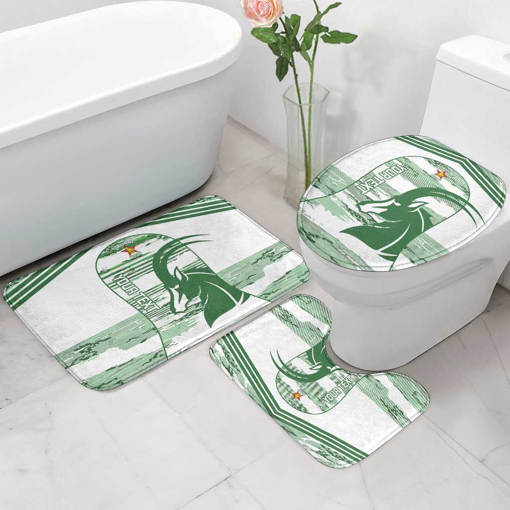 Zimbabwe Rugby Custom Bathroom Set Come On Sables White Version
