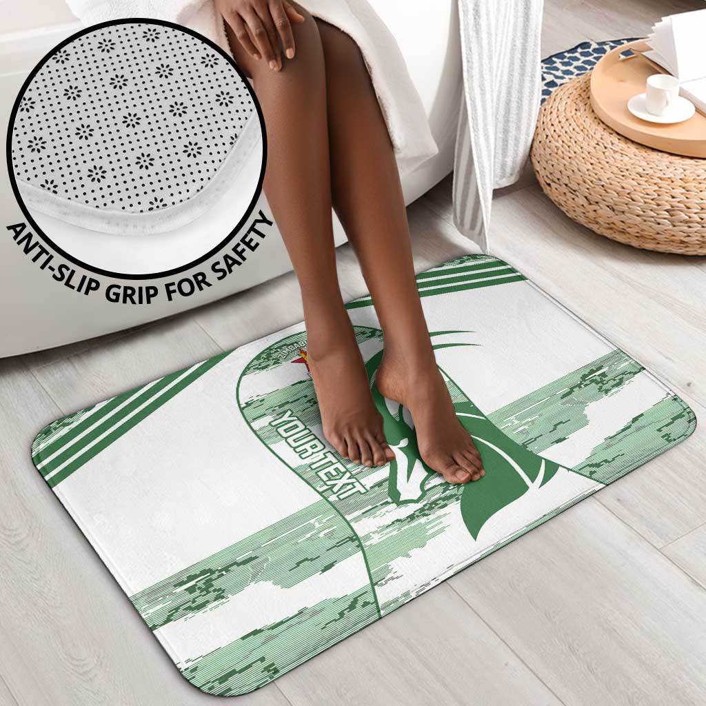 Zimbabwe Rugby Custom Bathroom Set Come On Sables White Version