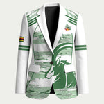 Zimbabwe Rugby Custom Blazer Come On Sables White Version